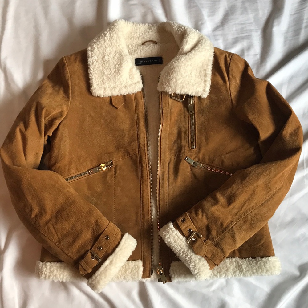 Zara suede jacket